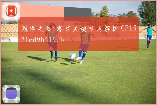 冠军之路:赛季关键节点解析 CP1571cd9b519cb